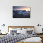 Neuschwanstein Castle, gebouwd eind jaren 1800 doo Canvas Afdruk (Insitu (Slaapkamer))