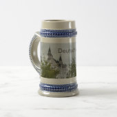Neuschwanstein Castle German Beer Stein Bierpul (Voorkant links)