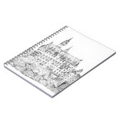 Neuschwanstein Castle Germany Fine Line Art Notitieboek (Linkerzijde)