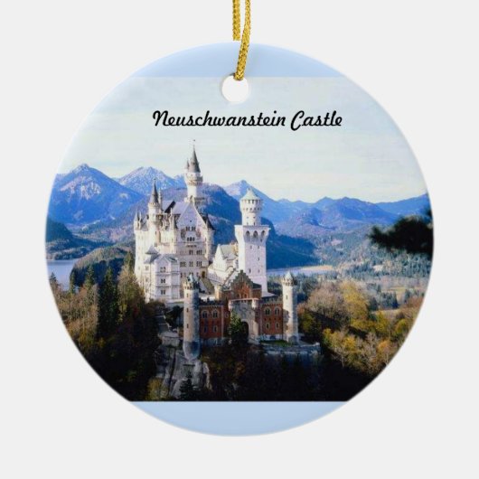 Neuschwanstein Castle Germany Ornament (Voorkant)