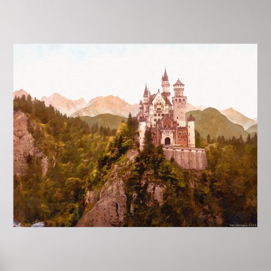 Neuschwanstein Castle II Poster (Voorkant)