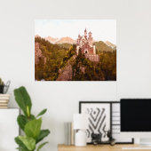 Neuschwanstein Castle II Poster (Thuiskantoor)