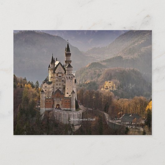 Neuschwanstein Castle, Kaart Duitsland (Voorkant)