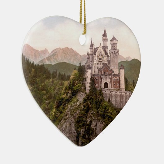 NEUSCHWANSTEIN CASTLE KERAMISCH ORNAMENT (Rechts)