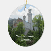 Neuschwanstein Castle Keramisch Ornament (Links)