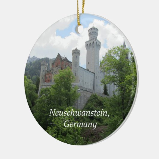 Neuschwanstein Castle Keramisch Ornament (Links)
