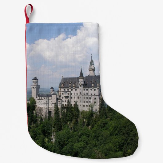 Neuschwanstein Castle Kleine Kerstsok (Voorkant)