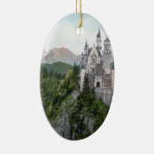 Neuschwanstein Castle Lithograaf Keramisch Ornament (Rechts)