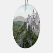 Neuschwanstein Castle Lithograaf Keramisch Ornament (Links)