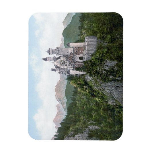 Neuschwanstein Castle Lithograaf Magneet (Verticaal)
