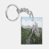 Neuschwanstein Castle Lithograaf Sleutelhanger (Voorkant Links)