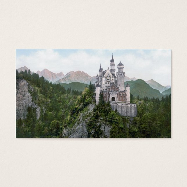 Neuschwanstein Castle Lithograaf Visitekaartjes (Voorkant)