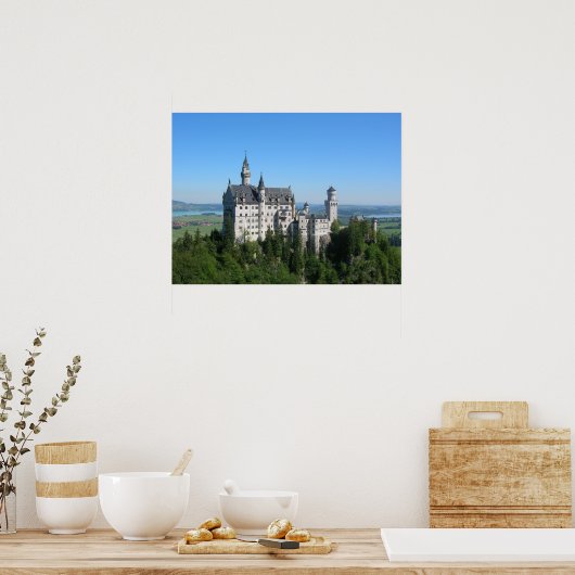 Neuschwanstein Castle Poster (Keuken)