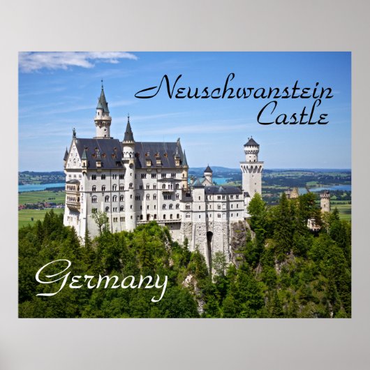 Neuschwanstein Castle Poster (Voorkant)
