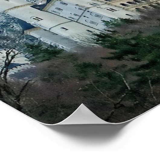 Neuschwanstein Castle - Poster Beieren (Hoek)