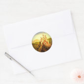 Neuschwanstein Castle Ronde Sticker (Envelop)