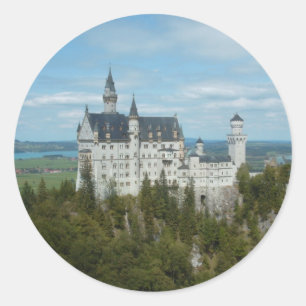 Neuschwanstein Castle - Schloss Neuschwanstein Ronde Sticker