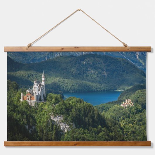 Neuschwanstein Castle, Schwangau, Duitsland Hangend Wandkleed (Voorkant)
