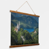Neuschwanstein Castle, Schwangau, Duitsland Hangend Wandkleed (Gebogen)