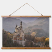 Neuschwanstein Castle, Schwangau, Duitsland Hangin Hangend Wandkleed (Voorkant)