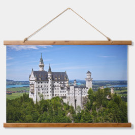Neuschwanstein Castle, Schwangau, Duitsland Hangin Hangend Wandkleed