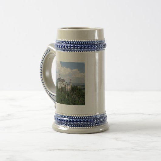 Neuschwanstein Castle Stein Bierpul (Voorkant links)