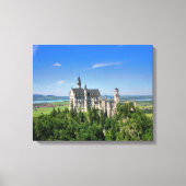 Neuschwanstein Castle Stretched Canvas Print (Voorkant)