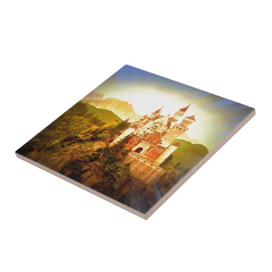 Neuschwanstein Castle Tegeltje (Zijkant)