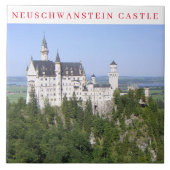 Neuschwanstein Castle uitzicht keramische tegel Tegeltje (Voorkant)