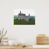 Neuschwanstein Castle vanaf de brug Poster (Keuken)