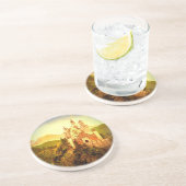 Neuschwanstein Castle Zandsteen Onderzetter (Zijkant)