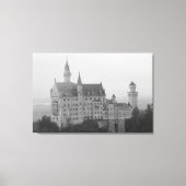 Neuschwanstein Castle Zwart-wit Print (Voorkant)