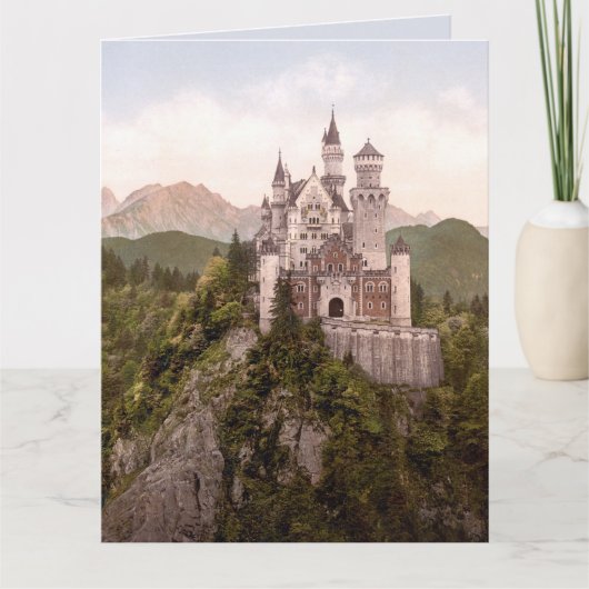 NEUSCHWANSTEIN HET KASTEEL VAN DE BERG VAN BEIEREN KAART (Voorkant)