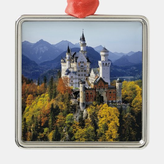 Neuschwanstein is een van de drie metalen ornament (Voorkant)
