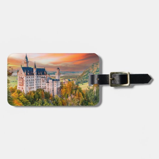 Neuschwanstein kasteel bagagelabel (Voorkant horizontaal)