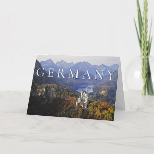 Neuschwanstein Kasteel   Duitsland Beieren Dank je Bedankkaart