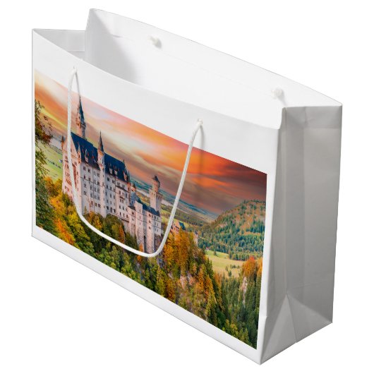 Neuschwanstein kasteel groot cadeauzakje (Voorkant Gekanteld)