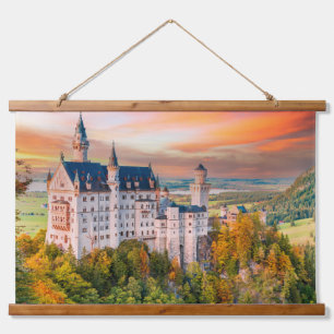 Neuschwanstein kasteel hangend wandkleed