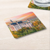 Neuschwanstein kasteel kartonnen onderzetters (Schuin)