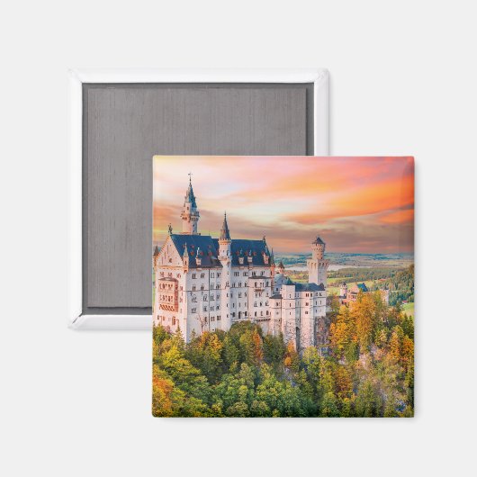 Neuschwanstein kasteel magneet (Voorkant / Achterkant)