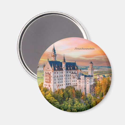 Neuschwanstein kasteel magneet (Voorkant / Achterkant)
