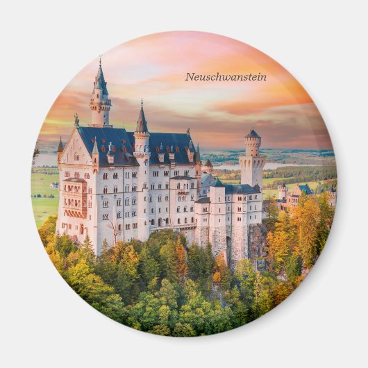 Neuschwanstein kasteel magneet (Voorkant)