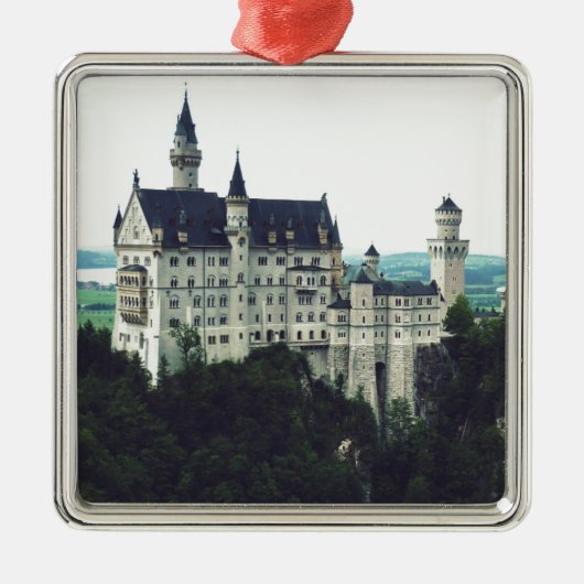 Neuschwanstein kasteel metalen ornament (Voorkant)