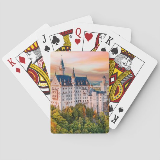 Neuschwanstein kasteel pokerkaarten (Achterkant)
