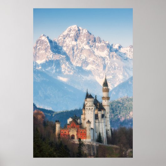 Neuschwanstein kasteel poster (Voorkant)