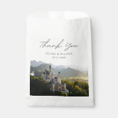 Neuschwanstein Kasteel trouwfoto dank u Bedankzakje (Voorkant)