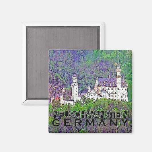 Neuschwanstein Magneet (Voorkant / Achterkant)