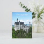 Neuschwanstein panorama briefkaart (Staand voorkant)