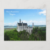 Neuschwanstein-Panorama Briefkaart (Voorkant)
