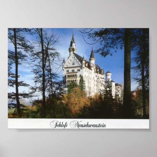 Neuschwanstein Poster (Voorkant)